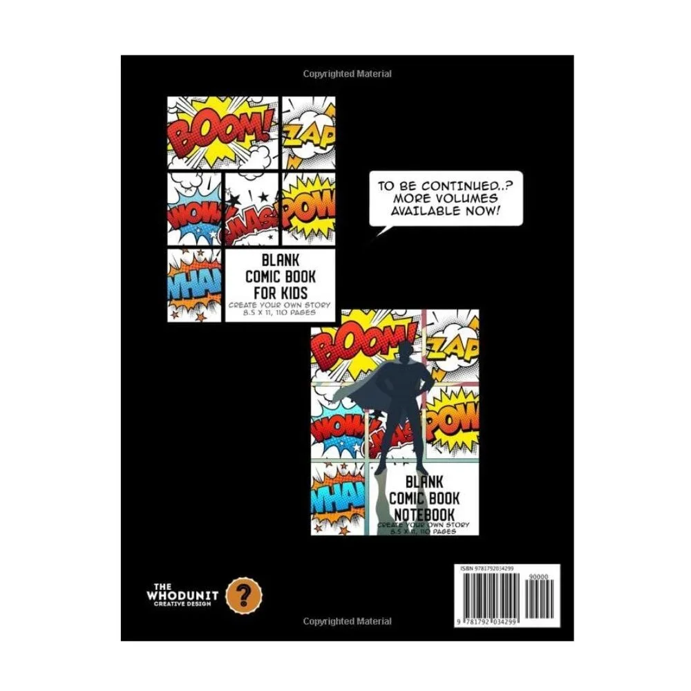 NEW Blank Comic Book for Kids Create Your Own Story, Drawing Comics and Writing